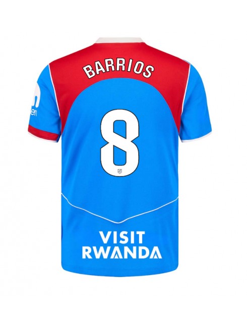 Moški Nogometna dresi replika Atletico Madrid Pablo Barrios #8 Tretji 2025-26 Kratek rokav Moški Nogometna dresi replika Atletico Madrid Pablo Barrios #8 Tretji 2025-26 Kratek rokav